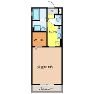 エスパレオ・M【1階】の間取り