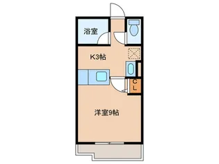 レインボー荒田II【1階】の間取り