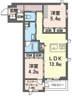 カーサレジオ・K【3階】の間取り