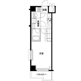 ルーブル武蔵小杉六番館【5階】の間取り