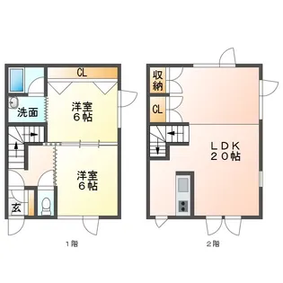 カーサMK D【1階】の間取り