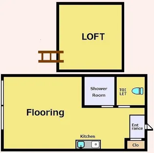 東京都中野区中野5【アパート】の間取り