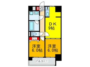 BGC難波タワ-【3階】の間取り