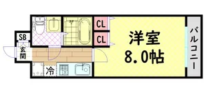 ドミール桜川【4階】の間取り
