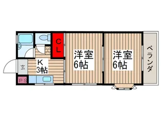 プルミエ-ルマンション【5階】の間取り