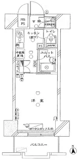 ルーブル大井町弐番館【12階】の間取り