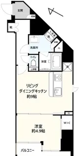 プレセダンヒルズ文京本駒込【5階】の間取り