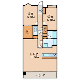 ザ・センチュリーステイツ【16階】の間取り