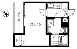 インベスト蒲田East7【2階】の間取り