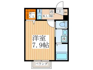 Shuttle Bee【2階】の間取り