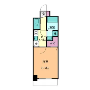 シュガーヒルズ大曽根テラス【8階】の間取り