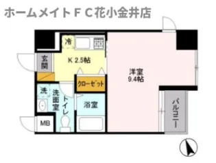 リヴェールRX【7階】の間取り