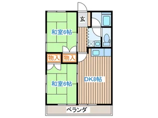 佐藤コーポ【2階】の間取り