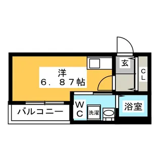 グランフロント藤沢【3階】の間取り