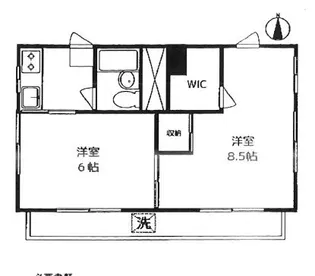 セフィール久美【1階】の間取り