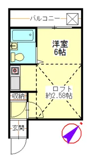 ピッコロA NO-1【2階】の間取り