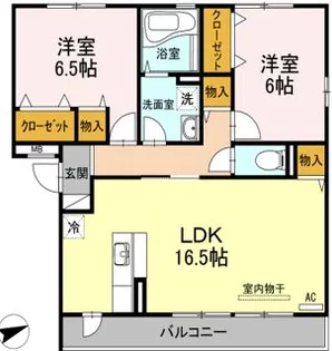 セジュールK【3階】の間取り