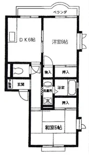 第10メゾン坂巻【2階】の間取り