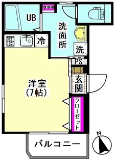 ウェスティ カマタ【2階】の間取り