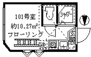 フェリスコーラス【1階】の間取り