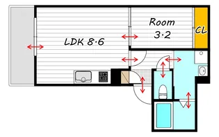 REGALEST LB 下伊福【3階】の間取り