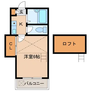 メゾンシマヅ【2階】の間取り