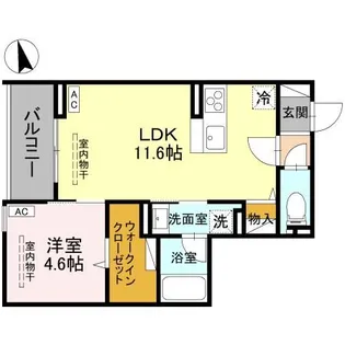 D-Radiante【2階】の間取り