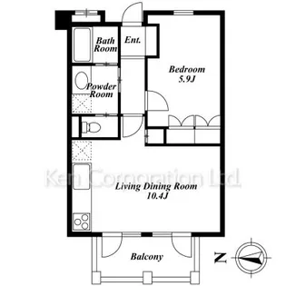メナハウス久我山【3階】の間取り