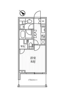 ディームス日本橋水天宮【2階】の間取り