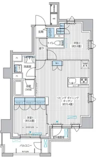 メゾンクロロ【5階】の間取り