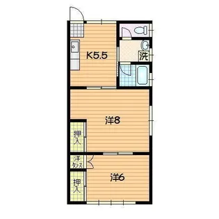サンパレス天昌寺【1階】の間取り