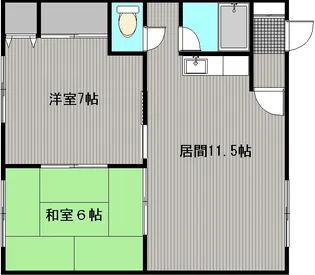 プレステージガーデン【2階】の間取り