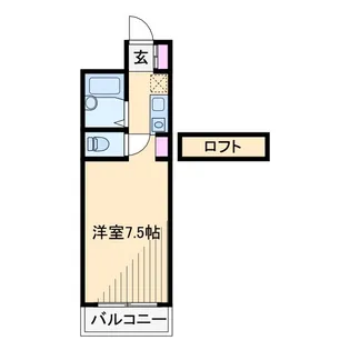 ヨコハマジーニアスガーデン【2階】の間取り