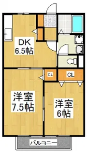 セレせせらぎA【1階】の間取り