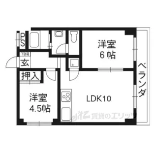 アベール大江【3階】の間取り