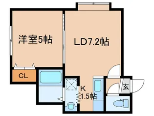 アクア フォレスト【2階】の間取り