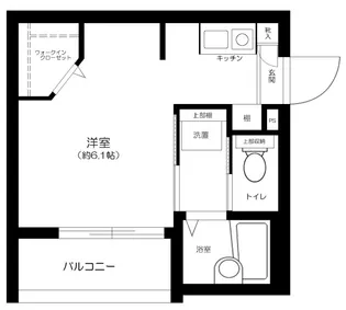 ルネコート五反野コンフィ【2階】の間取り