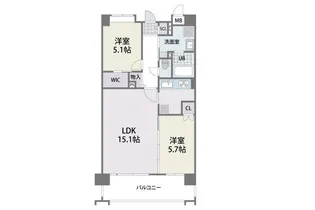 SHOTRES HIRAO【3階】の間取り