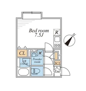 LEGALAND初台【2階】の間取り