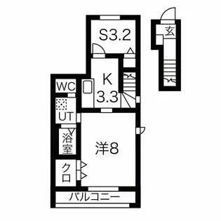 シンフォニー大場【2階】の間取り