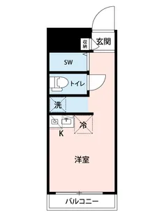 トーシンフェニックス西経堂【3階】の間取り