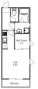 poblenou【2階】の間取り