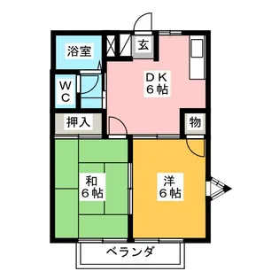 ファミール883【2階】の間取り