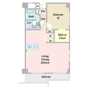 グリーンリバー美寿美【2階】の間取り