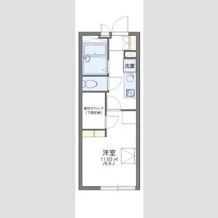レオパレス武蔵関公園【3階】の間取り