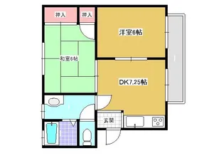 ●アーバンビレッジB【1階】の間取り