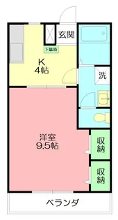 ピュアコート・すみれ【3階】の間取り