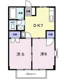 Santyひまわり【1階】の間取り