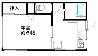 東晃荘【2階】の間取り
