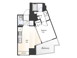 ピアース白金台【4階】の間取り